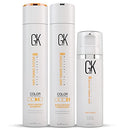 Global Keratin GK Hair Moisturizing Shampoo and Conditioner 300ml Set I Leave in Conditioner Cream 130ml For Detangling Smoothing Strengthening Global Keratin