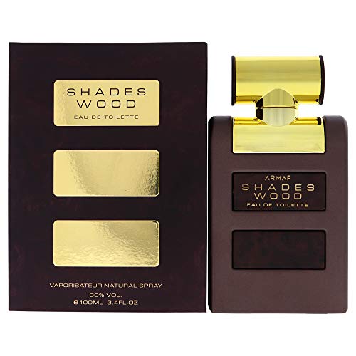 Armaf Shades Wood Eau De Toilette Spray for Men 3.4 Oinces ARMAF