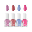 Eternal Collection – 4 Piece Set: Long Lasting, Quick Dry, Mirror Shine Nail Polish Set – Hardener, Bright and Shiny Finish - 0.46 Fluid Ounces Each (Tea Time) Eternal