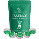 BodyRestore Shower Steamers (Pack of 15) Gifts for Women and Men - Tea Tree Oil Tablets Essential Oil Scented Aromatherapy Shower Bomb, Stress Relief Shower Tablets Body Restore