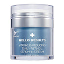IT Cosmetics Hello Results Wrinkle-Reducing Daily Retinol Serum-in-Cream - Firming & Anti-Aging Retinol Face Cream with Niacinamide, Vitamin B5 & Vitamin E - 1.7 fl oz It Cosmetics