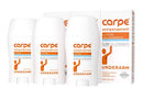 Carpe Underarm Antiperspirant and Deodorant, Clinical strength with all-natural eucalyptus scent, Manage hyperhidrosis and combat excessive sweating without irritation. (Pack of 3) Carpe