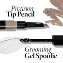 LAURA GELLER NEW YORK Sculpt-n-Stay Waterproof Brow Pencil & Gel- Taupe Infinity Warehouse