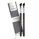 Parallel Products - The BROW Brush - (2 Pack) Premium Angled Eyebrow Brush for powder, cream, gel and wax PARALLEL PRODUCTS
