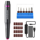 MelodySusie Electric Nail Drill, Portable Electric Nail Drill Machine for Acrylic Gel Nails, Professional Efile E File Manicure Pedicure Polishing Shape Tools for Home Salon Use, Grey MelodySusie