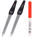 3 Swords Germany - SAPPHIRE NAIL FILE 2 PIECES with 1 PIECE 3-way nail buffer – NAIL CARE MADE IN GERMANY 3 Swords Germany