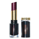 REVLON Super Lustrous Glass Shine Lipstick, Flawless Moisturizing Lip Color with Aloe, Hyaluronic Acid and Rose Quartz, Black Cherry (012), 0.15 oz REVLON
