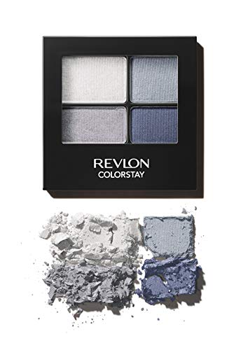 Revlon ColorStay 16 Hour Eyeshadow Quad with Dual-Ended Applicator Brush, Longwear, Intense Color Smooth Eye Makeup for Day & Night, Passionate (528), 0.16 oz REVLON Store