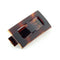 Parcelona French Buckle Rectangular Tortoise Shell Brown Celluloid Acetate Durable Fashion Styling No Slip Grip Hair Clip, Women Hair Accessories Hair Clip Barrette, Made in France Parcelona