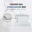 YoleShy Professional Plastic Sterilizing Tray,Clean Sterilizer Box Storage Organizer for Nail,Tweezers,Hair Salon,Spa & Cutter Manicure Equipment-Nail Art Tool YoleShy