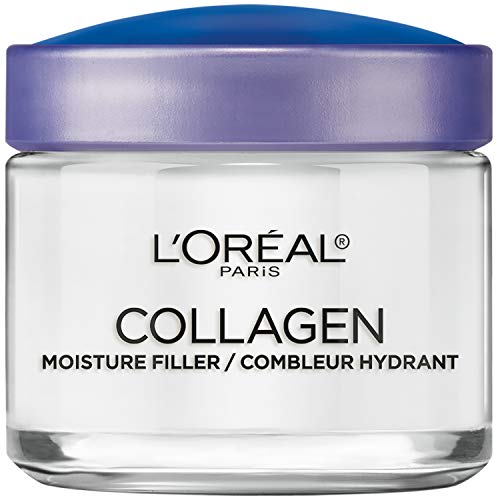 L'Oreal Paris Skincare Collagen Face Moisturizer, Day and Night Cream, Anti-Aging Face, Neck and Chest Cream to smooth skin and reduce wrinkles, 3.4 oz, Packaging May Vary L'Oreal Paris