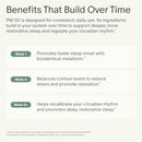 Seed PM-02 Sleep + Restore - Sleep Aid for Women & Men - Non-Habit Forming Bioidentical Melatonin & Ashwagandha - Vegan & Shelf-Stable - 30 Capsules (30-Day Supply) Infinity Warehouse