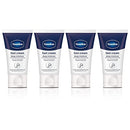 Vaseline Deep Moisture Foot Cream For Dry Cracked Feet & Heel, Non-Greasy Cracked Heel Cream, 1.94 OZ (Pack of 4) Vaseline