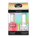 Color Club In Bloom Gel and Lacquer Duo Polishes, Sweet Pink Color, .5 fl oz Each (15 mL) Color Club