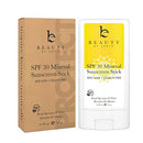 Mineral Sunscreen Stick - SPF 30 Zinc Oxide Sunscreen Lotion Stick Made with Organic Ingredients, Best Sun Protection Travel Sunscreen Face and Body, Reef Friendly Sunscreen, Water Resistant Beauty by Earth