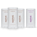 Native Deodorant | Natural Deodorant for Women and Men, Seasonal Scents, Aluminum Free with Baking Soda, Probiotics, Coconut Oil and Shea Butter | Coconut & Vanilla (3) & Lavender & Rose (1) Native