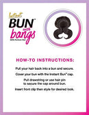 Sensationnel 100% PREMIUM SYNTHETIC HAIR INSTANT BUN WITH BANGS - EVONNE - 2 Sensationnel