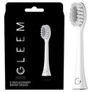 Gleem Toothbrush Refill Head, 2 Count, White, 2 Count Gleem