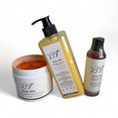 BT Body Spa Exfoliating Body Care Set – Vitamin C Body Scrub, Peach Gel Body Wash & Turmeric Body Wash for Smooth, Glowing Skin. Infinity Warehouse