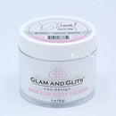 Glam And Glits Acrylic Powder Color Blend Collection BL3001 Milky White 2 oz Glam Glits