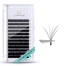 LANKIZ Volume Eyelash Extensions Individual Lashes 0.07mm CC Curl 8-15mm Mixed Easy Fan Volume Lashes Rapid Blooming Self Fanning Lash Extensions LK LANKIZ