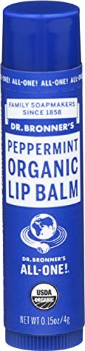 Dr. Bronner's Organic Lip Balm Peppermint 0.15 oz Dr. Bronner's