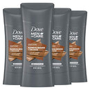 DOVE MEN + CARE Antiperspirant Deodorant Natural Inspired Sandalwood + Orange Antiperspirant for Men 2.6 oz 4 Count DOVE MEN + CARE