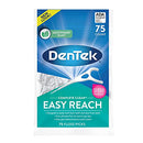 DenTek Complete Clean Easy Reach Floss Picks, No Break & No Shred Floss, 75 Count DenTek