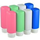 8 pc Leak Proof Silicone Travel Bottle Set Dot&Dot