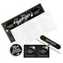 TOUGH GIRLS | Nail Polish Strips | 20 Stylish Strips | Brighter, Thicker, Tougher | Includes Cuticle Stick, Nail File, & Nail Wipes (White) TOUGH GIRLS