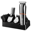 SURKER Beard Trimmer for Men Hair Clippers Body Mustache Nose Hair Groomer Cordless Precision Trimmer 6 in 1 Grooming Kit Waterproof USB Rechargeable SURKER