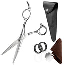 Fagaci Professional Hair Scissors 6” Extremely Sharp Blades, Fine Cutting 440C Steel Hair Cutting Scissors Professional, Hair Shears, Barber Scissors Set for Men and Women, Haircut Scissors Hair Kit Fagaci
