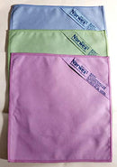 Norwex Suede Mke-up Remover Face Cloth Set),blue, purple and green (Pack of 3) Norwex USA