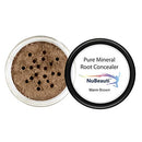 Root Concealer Touch Up Powder | All-Natural Crushed Minerals Without Brush | Fast and Easy Total Gray Hair Cover up For Black | Brown | Auburn and Blonde Hair .30 ounce (Without Brush, Warm Brown) NuBeauti