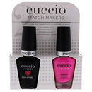 Cuccio Matchmaker - Colour Nail Lacquer & Veneer Gel Polish - She Rocks - For Manicures & Pedicures, Full Coverage - Long Lasting, High Shine - Cruelty, Formaldehyde & Toluene Free - 2 pc Cuccio