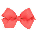 Wee Ones Girl's Mini Grosgrain Hair Bow on No Slip Clip - Watermelon Wee Ones