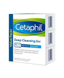 Cetaphil Deep Cleansing Face & Body Bar (Pack of 6) Cetaphil