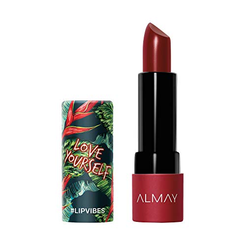 Lipstick with Vitamin E Oil & Shea Butter by Almay, Matte Cream Finish, Hypoallergenic, Love Yourself, 0.14 Oz Almay