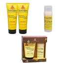 The Naked Bee Restoration Foot Balm, 2 Ounce, Orange Blossom Honey + Orange Blossom Honey Hand and Body Lotion, 6.7oz + Honey Bee Hand & Body Lotion, Lip Balm, and Hand Sanitizer 3 Piece Kit The Naked Bee