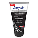 Asepxia Activated Charcoal Oil Free Exfoliating Acne Scrub with Salicylic Acid and Sulfur, 4.5 Ounce Asepxia