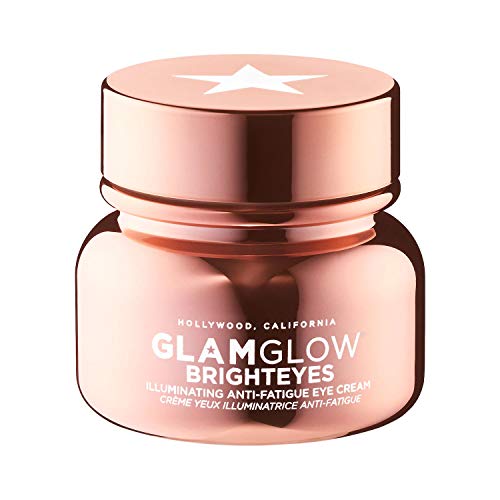 Glamglow Brighteyes Illuminating Anti-Fatigue Eye Cream Formulated with Caffeine, Hyaluronic Acid And Peptides, Brightens Dark Circles And Reduce Fine Lines & Wrinkles, 0.5 Oz Glamglow