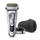 Braun Electric Razor for Men, Series 9 9330s Electric Shaver, Pop-Up Precision Trimmer, Rechargeable, Wet & Dry Foil Shaver with Travel Case, Silver Braun Store