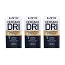 Certain Dri Prescription Strength Clinical Antiperspirant, 72 Hour Protection from Excessive Sweating, 1.2 Fl Oz (Pack of 3) Certain Dri Store