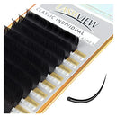 LASHVIEW Eyelash Extensions,Individual Lashes, Premium Single &Classic Lashes,0.15 Thickness C Curl 8-15mm Mixed Tray,Natural Semi Permanent Eyelashes,Soft Application-Friendly, Lashes LASHVIEW