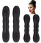 Styla Hair Black Magic Hair Bun Maker 4 Pack (2 Small, 2 Large) Foam Sponge Buns Shaper Accessories Strong Flexible Reusable Bun Twister for Updo’s, Ballet Buns, French Twist, Waves & more! Styla Hair