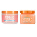 Tree Hut Vitamin C Shea Sugar Scrub And Body Lotion Set! Formulated With Certified Shea Butter, Vitamin C and Alpha Hydroxy Acid! That Leaves Skin Feeling Soft & Smooth! (Vitamin C Set) T H