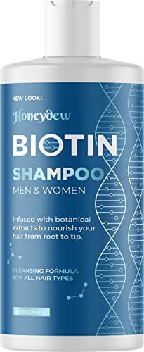 Volumizing Biotin Shampoo for Thinning Hair - Thin Hair Shampoo with Biotin Keratin and Essential Oils for Hair Care - Potent Biotin Hair Shampoo Sulfate Free Dry Scalp Treatment and Hair Moisturizer Maple Holistics