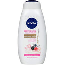 NIVEA Wild Berries and Hibiscus Refreshing Body Wash with Nourishing Serum, 20 Fl Oz Bottle NIVEA