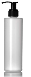 6 Pack 8 Oz Plastic Pump Dispenser Bottles for Lotion, Massage Oil, Shampoo and More! - Refillable, BPA Free Clear / Frosted Empty 8oz Containers - Fit Into Holsters, Bulk IMPRESA