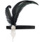 BABEYOND 1920s Flapper Headpiece Roaring 20s Great Gatsby Headband Black Feather Headband 1920s Flapper Gatsby Hair Accessories (White) BABEYOND
